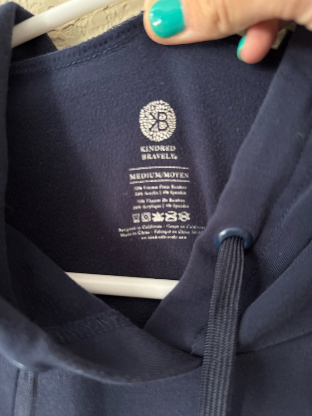 Kindred Bravely Navy Breastfeeding Hoodie - Picture 3 of 3